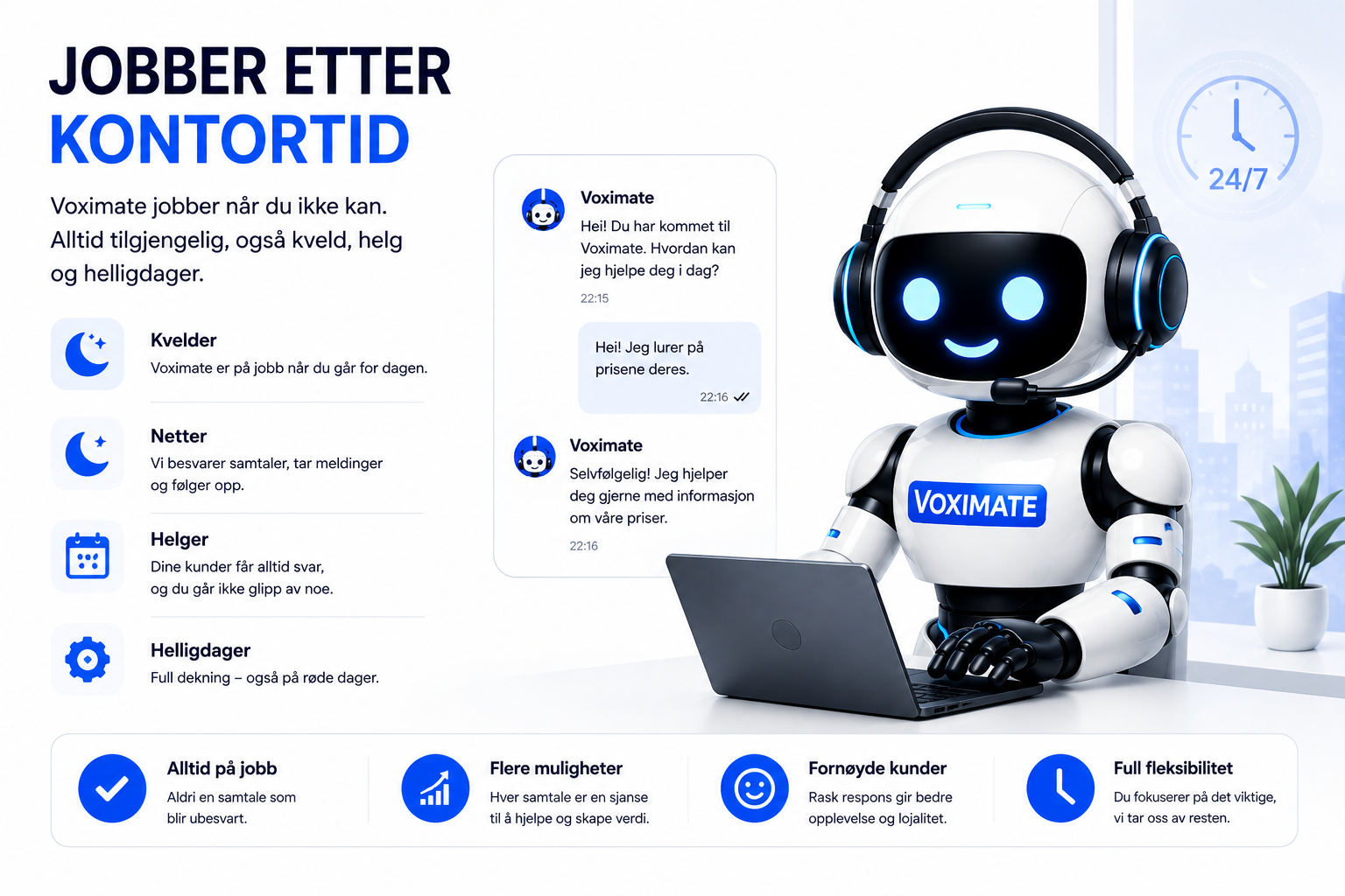 Jobber etter kontortid
